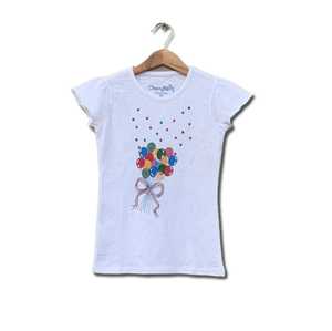 Conjuntos de verano para niños conjunto de dos piezas de verano de moda de pantalones de manga corta con estampado floral esponjoso para chicas jóvenes, para exteriores - Product Image 1