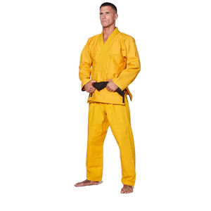 Meilleure vente sur mesure de haute qualité BJJ Gi confortable coton matériel uni MMA ensembles uniformes pour hommes OEM fournisseur de services - Product Image 6