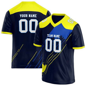 Conjunto de camiseta de fútbol personalizable de alta calidad para hombre, ropa deportiva para exteriores, uniforme de fútbol completo, diseño personalizado, servicio OEM disponible - Product Image 4