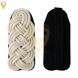 Aiguillette personnalisée de qualité supérieure fil torsadé doré uniforme embouts en laiton cordons d'épaule pour robes finition enduite de logo personnalisé - Product Image 3
