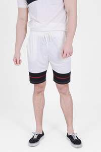 Logo personnalisé logo personnalisé en gros ensembles de sweats à capuche court avec fermeture éclair complète et jogger ensemble unisexe 2 pièces survêtement court pour hommes - Product Image 3