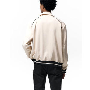 Nouveau design, veste en satin de qualité supérieure pour hommes, vestes légères pour l'hiver, vestes en satin pour hommes avec impression de logo personnalisé - Product Image 3