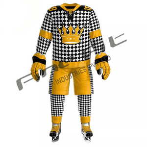 Camiseta de hockey sobre hielo con sublimación de algodón Premium, personalizable, duradera, ligera, impresión Digital, uniforme de equipo, ropa OEM - Product Image 3