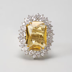 Argent 925 avec diamant VVS cultivé en laboratoire Design personnalisé Bijoux de mariée fins - Product Image 3