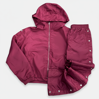 Ensemble de survêtement d'hiver personnalisé pour homme en molleton 100 % coton, veste à capuche zippée détachable, pantalon de survêtement avec poches, léger et imperméable