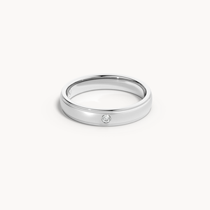 Anillo de Diamante Cultivado en Laboratorio de Oro de 14k, Anillo de Boda Solitario - Product Image 1