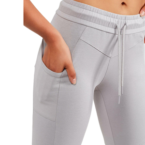 2024 nuevo diseño transpirable entrenamiento Joggers pantalones para mujer Top Trending cuerda pantalones ajustables con decoración de lazo para invierno - Product Image 5