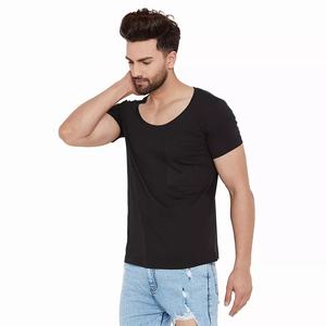 <b>Black</b> scoop neck net t <b>shirt</b> for women <b>sheer</b> mesh see through short sleeve top for clubwear or layered styling - Product Image 3