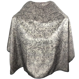 Capa de peluquero para corte de pelo Impresión personalizada Delantal de corte de pelo Capa de peluquero para mujer Capa de peluquero Negro - Product Image 3