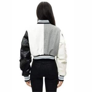 2023 Wholesale Custom Logo Varsity College <b>Jackets</b> Men Women High Fabric Plus Size Plain Letterman Varsity <b>Jackets</b> Manufactured - Product Image 6