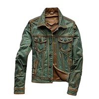 Veste en cuir marron pour hommes, manteau de moto en cuir de vachette véritable