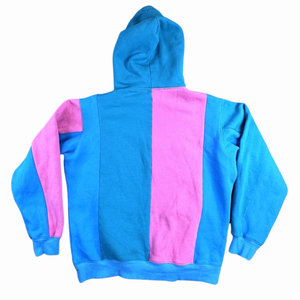 Women's Streetwear Multi-Color Colorblock <b>Pullover</b> Hoodie Breathable Cotton Fleece Casual <b>Pullover</b> Hooded <b>Jumper</b> Top - Product Image 2
