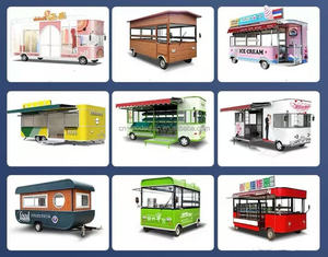 Rimorchio Mobile per Dolci, Pasticceria, Caffè e Alimenti, Carrello per Frutta e Verdura, Piccolo Food Truck con Cucina Completa - Product Image 6