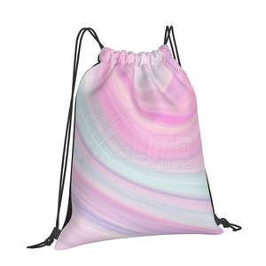 Custom Design Nylon Waterproof Foldable <b>Drawstring</b> Gym <b>Bag</b> with Smooth Finish and Reliable Safety for Multi-Purpose Use - Product Image 2