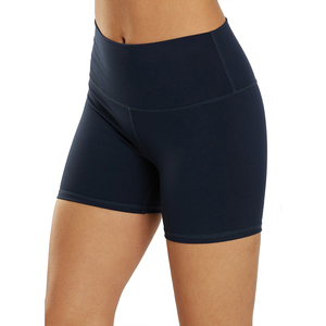 Pantalones cortos de gimnasio de cintura alta personalizados para mujeres Pantalones de compresión deportivos de entrenamiento de fitness genuinos sin costuras Pantalones de yoga elásticos cómodos - Product Image 1