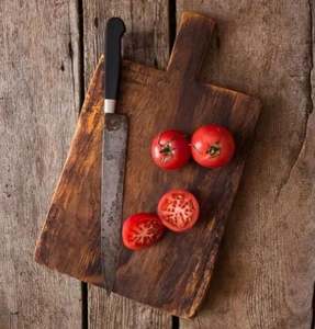 Tabla de cortar de madera grande superventas con elegancia atemporal patrones de grano de madera natural para la preparación de alimentos elegantes - Product Image 1