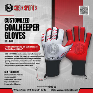 Gants de gardien de but à coupe négative avec paume en latex orange, dos de la main en silicone 3D injecté et support de poignet en néoprène compressif - Product Image 6