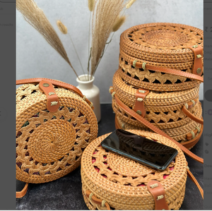 Bolso de Playa Tejido a Mano de Moda, Elegantes Bolsos de Paja Personalizados, Bolsos de Hombro de Paja para Mujer, Productos al por Mayor - Product Image 2