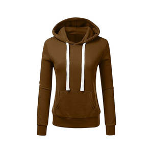 Sweat à capuche pour femme 80% Coton 20% Polyester Anti-Rides Streetwear Sweater à vendre - Product Image 1