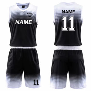 Maillot de basket-ball sublimé personnalisé en gros 3D Logo équipe porter uniforme - Product Image 1