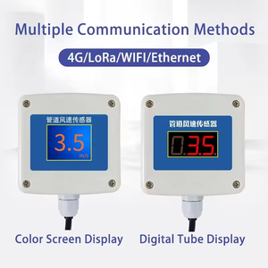 Lora lorawan máy móc IOT 4-20mA RS485 Máy đo gió ống giám sát tốc độ cảm biến mét Thiết bị đo với dữ liệu logger - Product Image 2