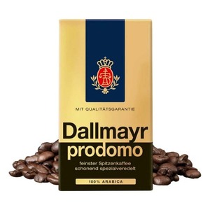 Café décaféiné Prodomo de qualité supérieure Dallmayr 500g café moulu allemand de qualité supérieure arôme riche mélange de goût lisse - Product Image 2