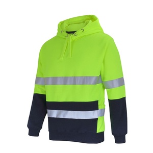 Sudadera de Trabajo de Alta Visibilidad para Invierno, Diseño Personalizado, Reflectante, Fluorescente, con Reflector de Seguridad - Product Image 1