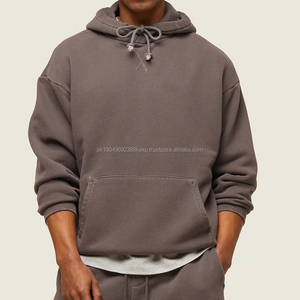 Sudaderas Extra Grandes para Hombre, Sudaderas de Algodón Orgánico con Capucha, Sudadera con Capucha de Forro Polar Personalizada para Hombre - Product Image 3