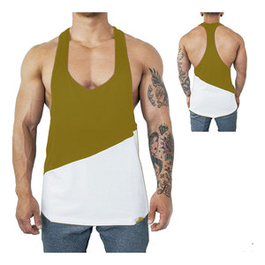 Débardeur de course léger sans couture pour hommes débardeurs respirants en polyester de bonne qualité débardeur de sport collé - Product Image 3
