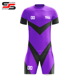 Maillots de football personnalisés pour équipes de club avec impression par sublimation 100% polyester à séchage rapide - Product Image 6