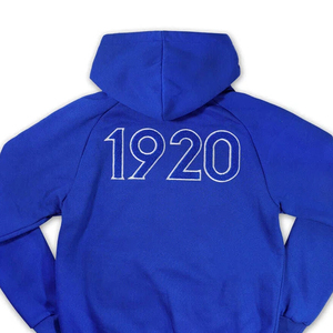 เสื้อฮู้ดแขนยาวแบบสวมหัวสำหรับผู้หญิงเสื้อมีฮู้ดแขนยาว Zeta phi Beta และพี่น้องปักลาย - Product Image 5