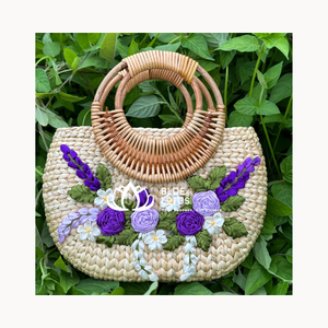 SAC POUR FEMMES PRODUIT SAC DE HYACINTHE D'EAU PRODUIT VENTE CHAUDE AVEC DE NOUVEAU MATÉRIEL MEILLEUR PRIX DE BLUE LOTUS FARM NEW FASHION - Product Image 1