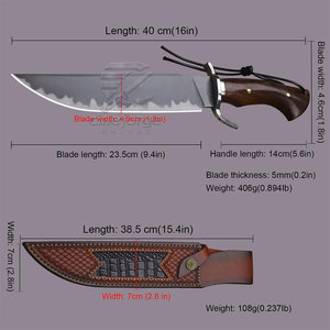 Couteaux de chasse à lame fixe de dernière génération, couteaux de chasse en acier inoxydable, couteaux de chasse de haute qualité - Product Image 2