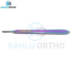 KAHLU-Herramientas de acero inoxidable para estudiantes de Biología y anatomía, estuche gratuito, cuchillo de bisturí, cuchillas, juego veterinario - Product Image 5