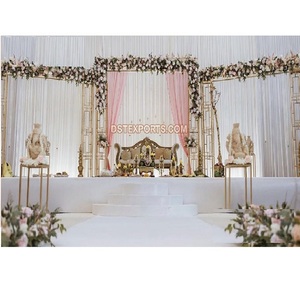 Mandap de mariage moderne en métal au design ouvert époustouflant, décorations de mariage en Australie - Product Image 1
