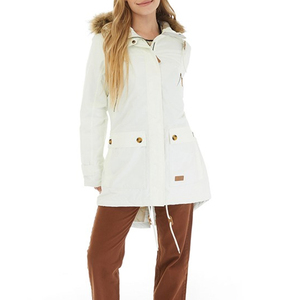 Chaqueta Parka para mujer diseñada para protección térmica de larga duración Chaqueta Parka para mujer hecha de material a prueba de viento y carcasa suave - Product Image 5