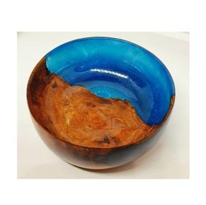 Frutero de resina hecho a mano, acabado brillante pulido, respetuoso con el medio ambiente, ligero, elegante, estilo artístico para aperitivos, ensaladas, Fiesta en casa - Product Image 3