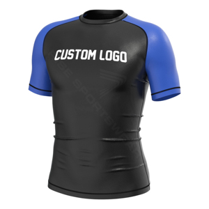 Camiseta de Manga Larga de Poliéster y Spandex con Diseño de Sublimación Personalizado, Camiseta Deportiva para Hombre, Camiseta Deportiva de MMA - Product Image 6