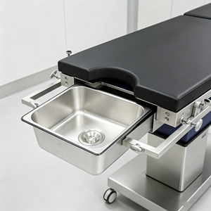 Bac à déchets en acier inoxydable de qualité médicale 304 avec support 20*20mm pour hôpital clinique certifié CE - Product Image 2