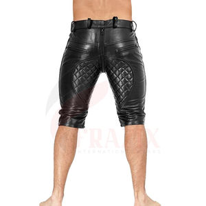Genuine <b>Leather</b> Shorts Men Best Price <b>Leather</b> Good Look <b>Underwear</b> <b>Leather</b> Shorts - Product Image 6