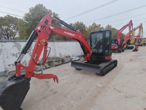 Yanmar Vio55 5.5 tonnes Mini pelle 90% nouvelle originale EPA CE approuvée agricole utilisée avec moteur de base et composants de moteur - Product Image 2