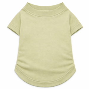 Khaki Green <b>Dog</b> <b>T</b> <b>Shirt</b> Soft Cotton Pet Tee Lightweight Comfortable Solid Color Daily Wear <b>for</b> Small Medium <b>Dogs</b> - Product Image 4
