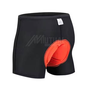 Pantalones cortos de entrenamiento estilo motorista de cintura alta logotipo personalizado al por mayor pantalones cortos de tabla sólidos de compresión sin costuras cintura elástica tipo cintura media - Product Image 4