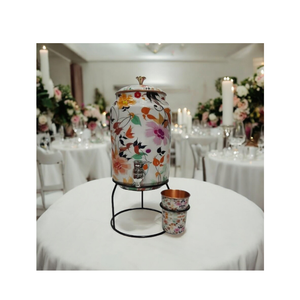 Dispensador de olla de agua de cobre puro de diseño clásico, Enfriador de agua fría para el hogar, Hotel, uso al aire libre y en el automóvil - Product Image 5