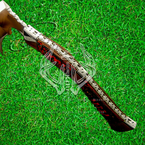 Lưỡi Rìu Nghệ Thuật Tráng Gương Toàn Bộ Bằng Thép Tang D2 Tùy Chỉnh Đẹp 13 Inch Rìu Tomahawk Siêu Sắc Bén Gỗ Lạ, Quà Tặng Tốt Nhất - Product Image 4