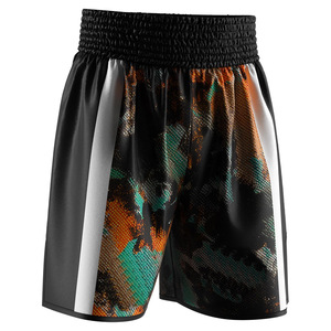 Custom Men Boxing <b>Shorts</b> 2025 New for Sparring Breathable Quick Dry Lightweight Durable 100% <b>Polyester</b> Fabric Custom Logo Wear - Product Image 5