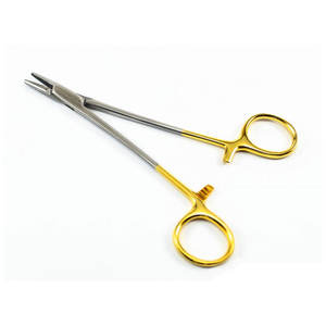 Portaagujas de material de alta calidad, portaagujas para instrumentos quirúrgicos a la venta, fabricado en Pakistán - Product Image 3