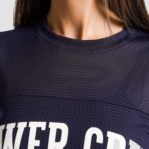 Camiseta Deportiva de Poliéster Personalizada, Estilo Jersey, Talla Grande, Color Azul Marino, con Mangas Cortas, Transpirable, Talla XL, Estampada, para Fútbol - Product Image 6