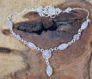 Oval Rainbow <b>Moonstone</b> 925 Sterling Silver <b>Pendant</b> June Birthstone Jewelry for Women & Girls Rhodium & Gold Plated - Product Image 4