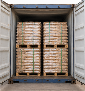 Granulés de bois naturels, briquettes de 6 mm de diamètre, granulés de combustible bruns pour le chauffage des poêles et l'utilisation domestique - Product Image 4